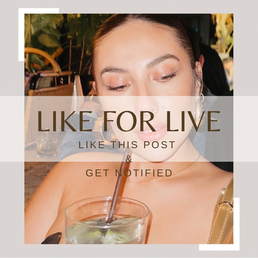 Like this listing ❤️ & get notified when I go Live!